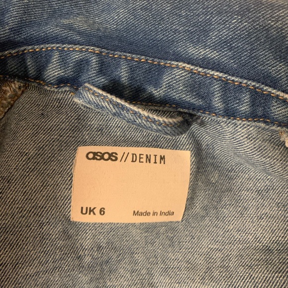 ASOS Cropped Jean Jacket - Picture 3 of 3